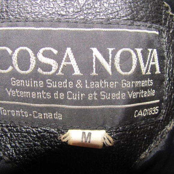 Vintage Cosa Nova Black Leather jacket - Picture 2 of 9